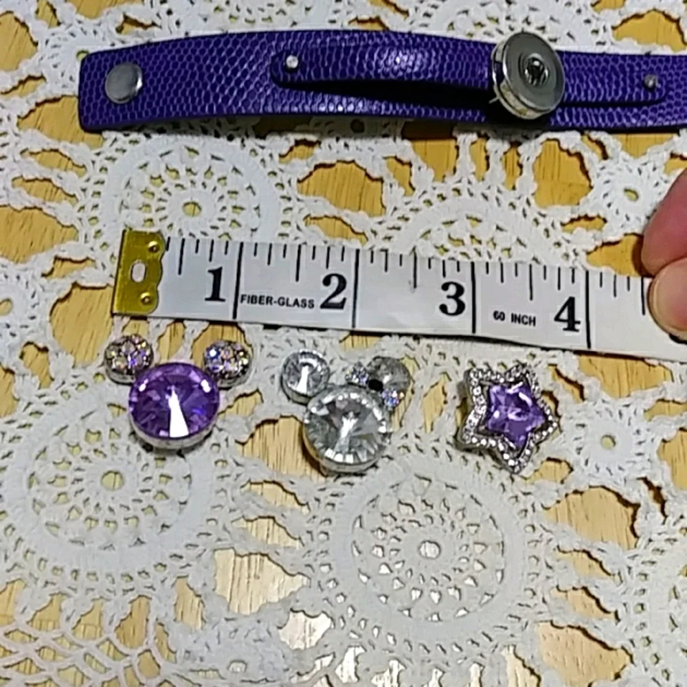 Snap Jewelry Bracelet with Snap Buttons